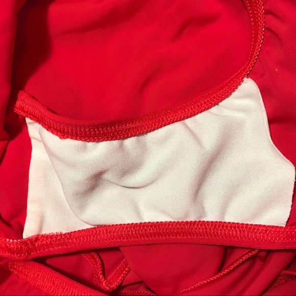 Lands’ End Tankini & Board Shorts Red Floral 6P/4 - Picture 6 of 8